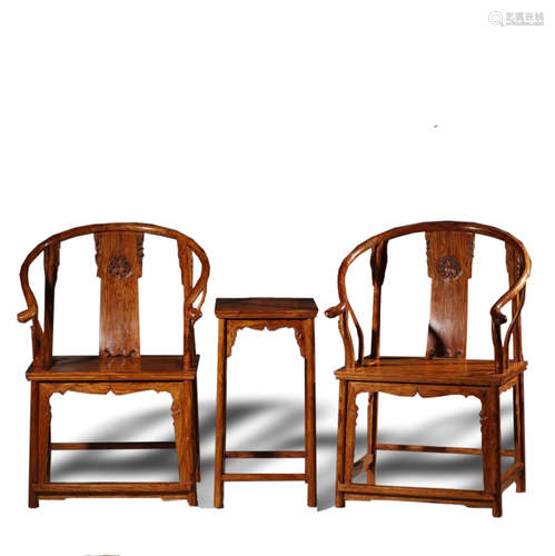 A Chinese Huanghuali Armchair