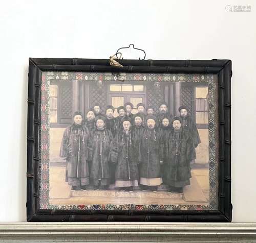 Antique Photo of Chinese Court Officers