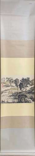 Chinese Ink Color Landscape Painting