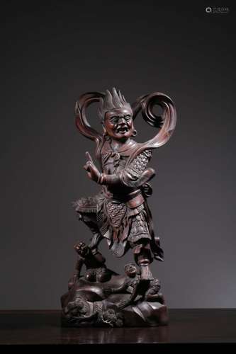 Chinese Chengxiang Wood Figurine