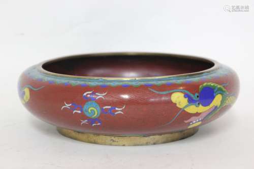 Chinese Cloisonne Washer