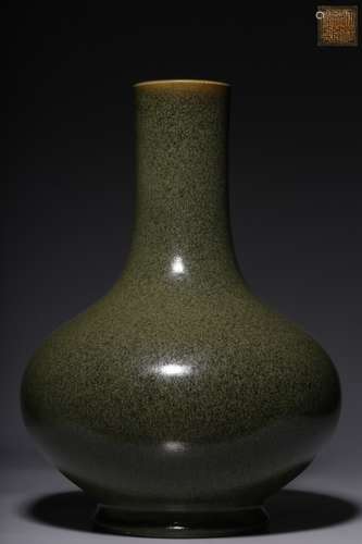 Chinese Green Glazed Porcelain Vase