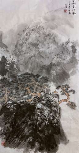 Chinese Ink Color Painting