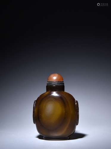 Chinese Agate Snuff Bottle