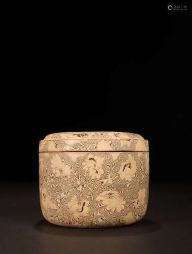 Chinese Glazed Ceramic Food Box