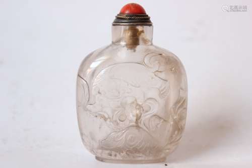 Chinese Crystal Snuff Bottle