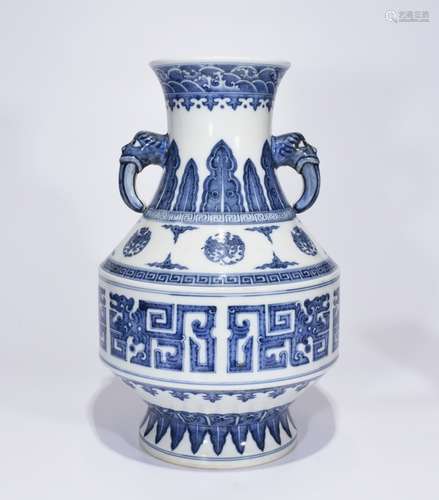 Chinese Blue and White Porcelain Vase