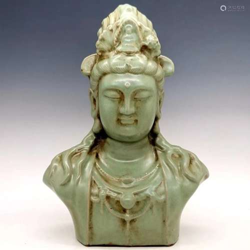 Chinese Glazed Porcelain Guanyin