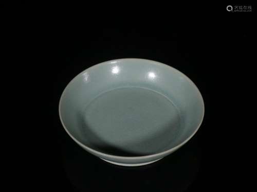 Chiinese Ru Ware Porcelain Plate