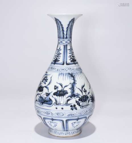 Chinese Blue and White Porcelain Vase