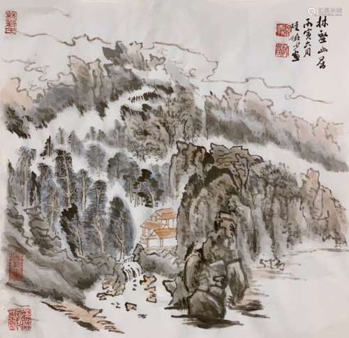 Chinese Ink Color Painting