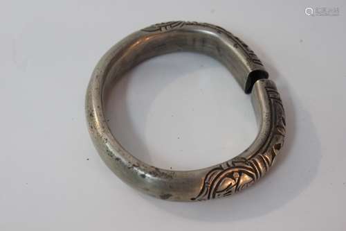 Chinese Silver Bangle