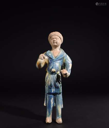 Chinese Sancai Ceramic Figurine