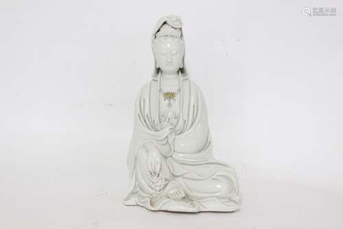 Chinese Blanc De Porcelain Guanyin