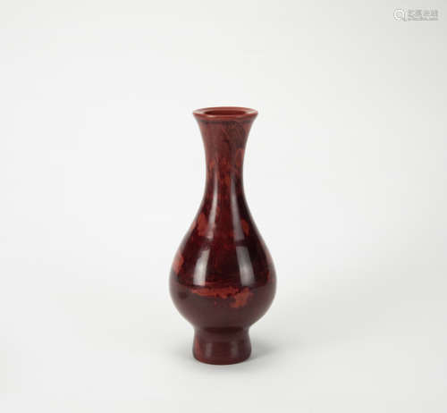 A Red Glass Vase