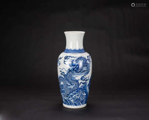 Qing - A Blue And White 