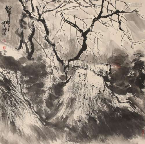 刘宝纯    山水Liu Baochun's Landscape