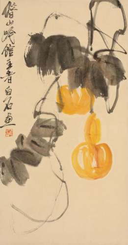 齐白石   葫芦Qi Baishi Gourd