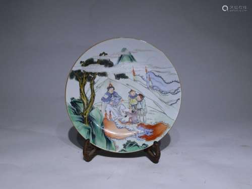 Qingdaoguang pastel character story plate