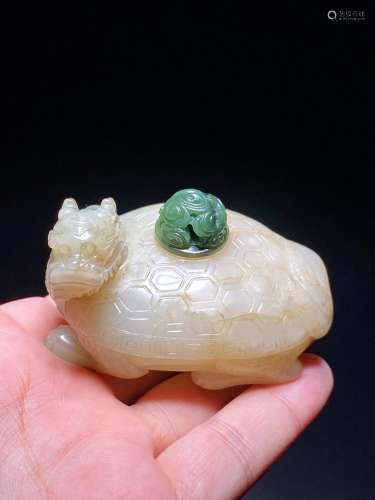 Jade seed of Hetian in Qianlong of the Qing Dynasty