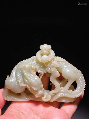 Hetian Jade Seed in the Mid Qing Dynasty