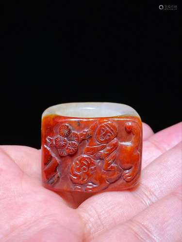 Ming Hetian Jade Ring