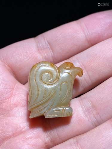 Western Zhou Dynasty Hotan Jade Seed Jade Eagle