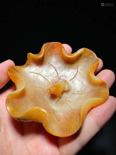 Clear agate water cup