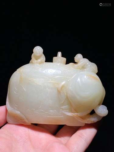 In the Qing Dynasty, Hetian Jade had an image of peace