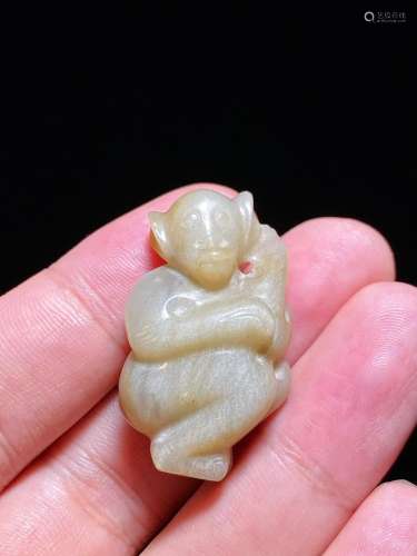 Minghetian Jade Monkey