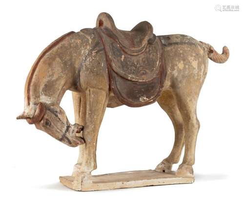 Chinese Tang Style Pottery Horse