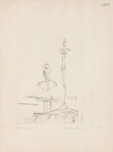 Alberto Giacometti (Swiss, 1901-1966) Dans I Atelier