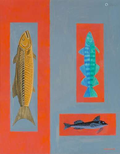 Martha Visser t Hooft (American, 1906-1994) "Fish Fetis...