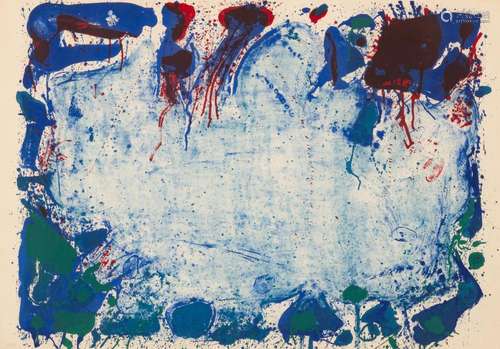 Sam Francis (American, 1923-1994) "Happy Death Stone&qu...