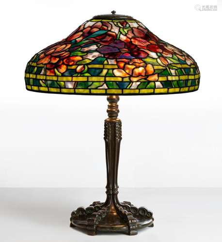 Tiffany Studios, New York "Peony" Table Lamp