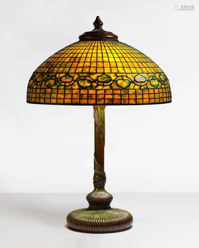 Tiffany Studios, New York "Acorn" Table Lamp