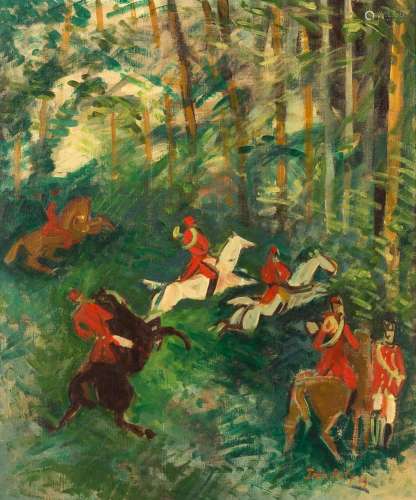 Jean Dufy (French, 1888-1964) "Les Cavaliers au Bois&qu...