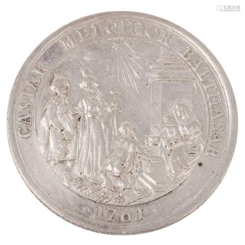 Archevêché de Cologne - Médaille d'argent 1761, Sede Vac...