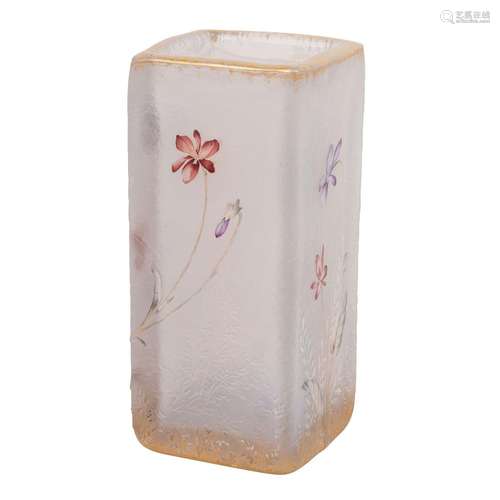 DAUM, VASE D'ORNEMENT AVEC DECOR DE VOILES, Nancy / Fran...