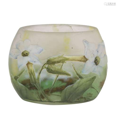 DAUM, VASE MINIATURE, Nancy / France, 1900-1905, Corps en ve...