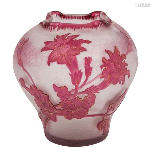 BURGUN & SCHVERER & CO., VASE D'ORNEMENT, Meisen...