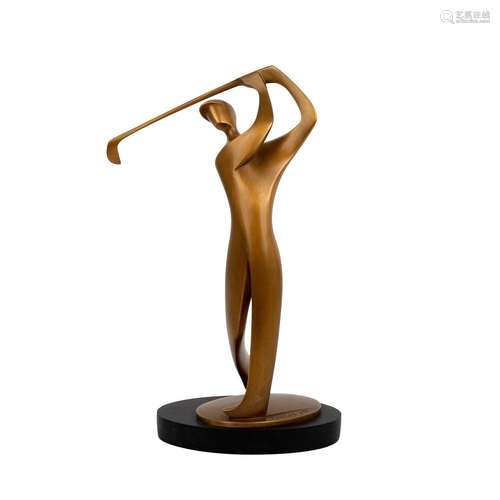 MÜCKE, TORSTEN (né en 1964), "Golfspieler", bronze...