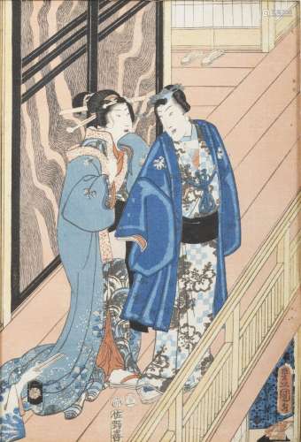 UTAGAWA KUNISADA I (1786-1865) - Summer Section (Natsu no bu...