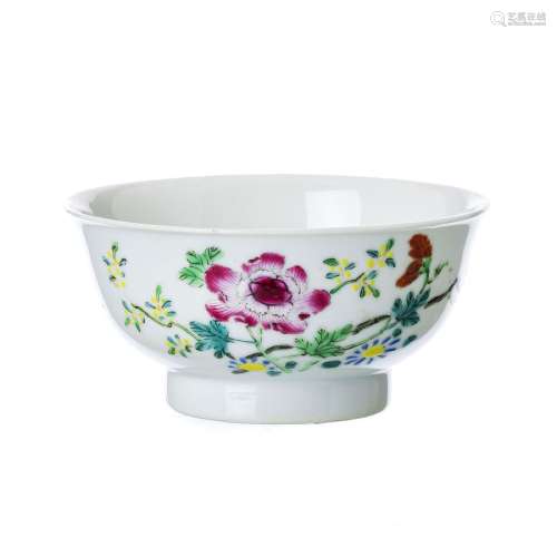 Chinese porcelain flower bowl, Daoguang