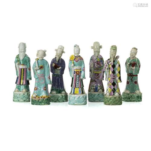 Seven Immortals in Chinese Porcelain, Jiaqing
