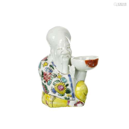 Elder in Chinese porcelain, Tongzhi,