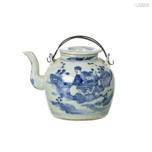 Chinese porcelain teapot, Tongzhi