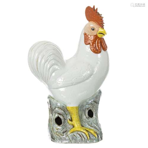 Large Chinese porcelain rooster, Minguo