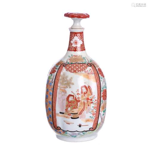 Japanese porcelain bottle