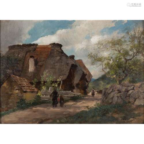 KAPPIS, ALBERT (1836-1914), "Dans la Forêt Noire",...